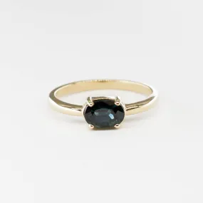 100 Ways' East West Oval Sapphire Ring | 1.02ct | SZ 6.75 |