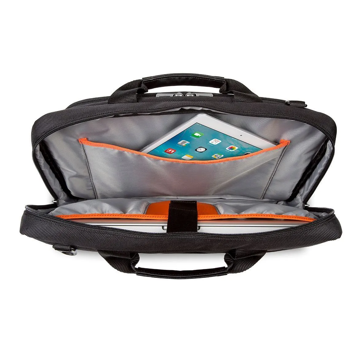 14-15.6" CitySmart Slimline Topload Laptop Case - Black/Grey