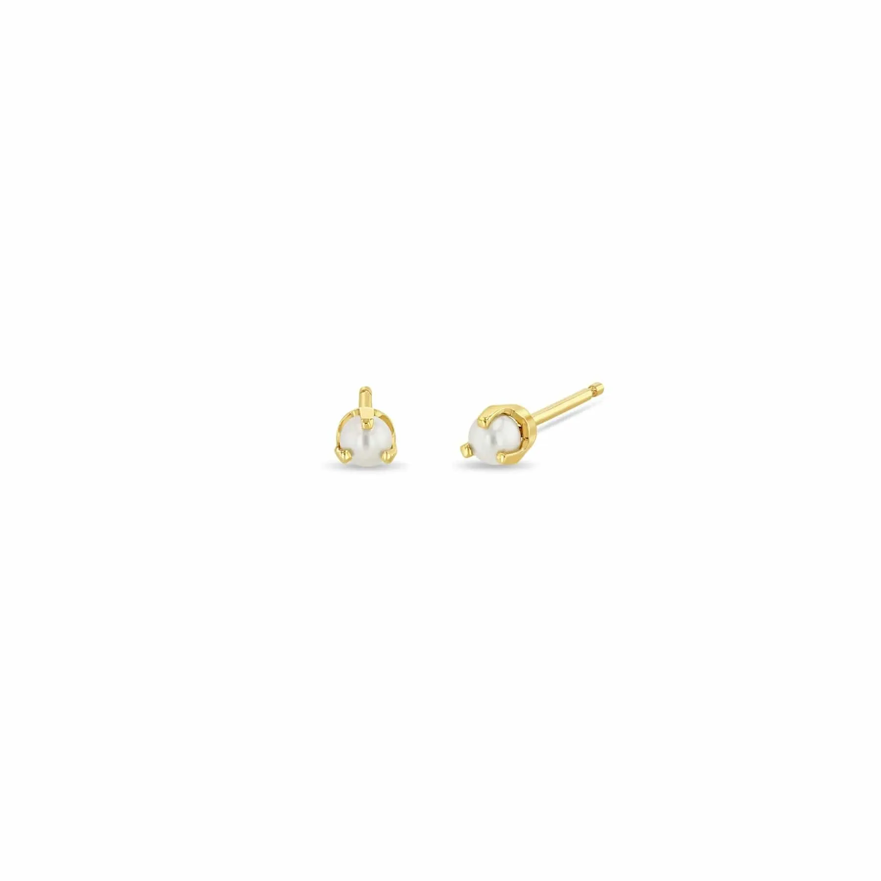14k 2mm Birthstone Stud Earrings