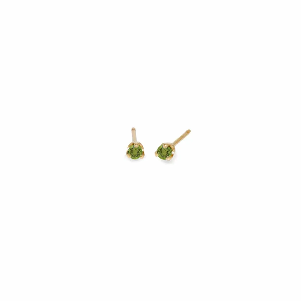 14k 2mm Birthstone Stud Earrings