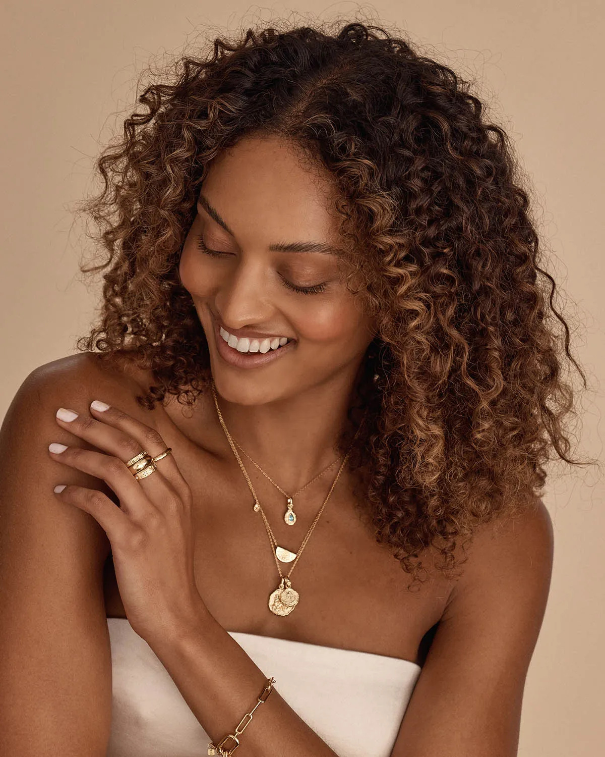 18k Gold Vermeil With Love Birthstone Annex Link Pendant - December