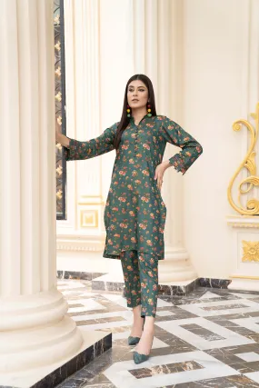 1PC Raw Silk Shirt - 38