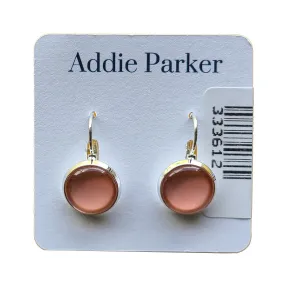 ADDIE PARKER EARRINGS CORAL SOLID