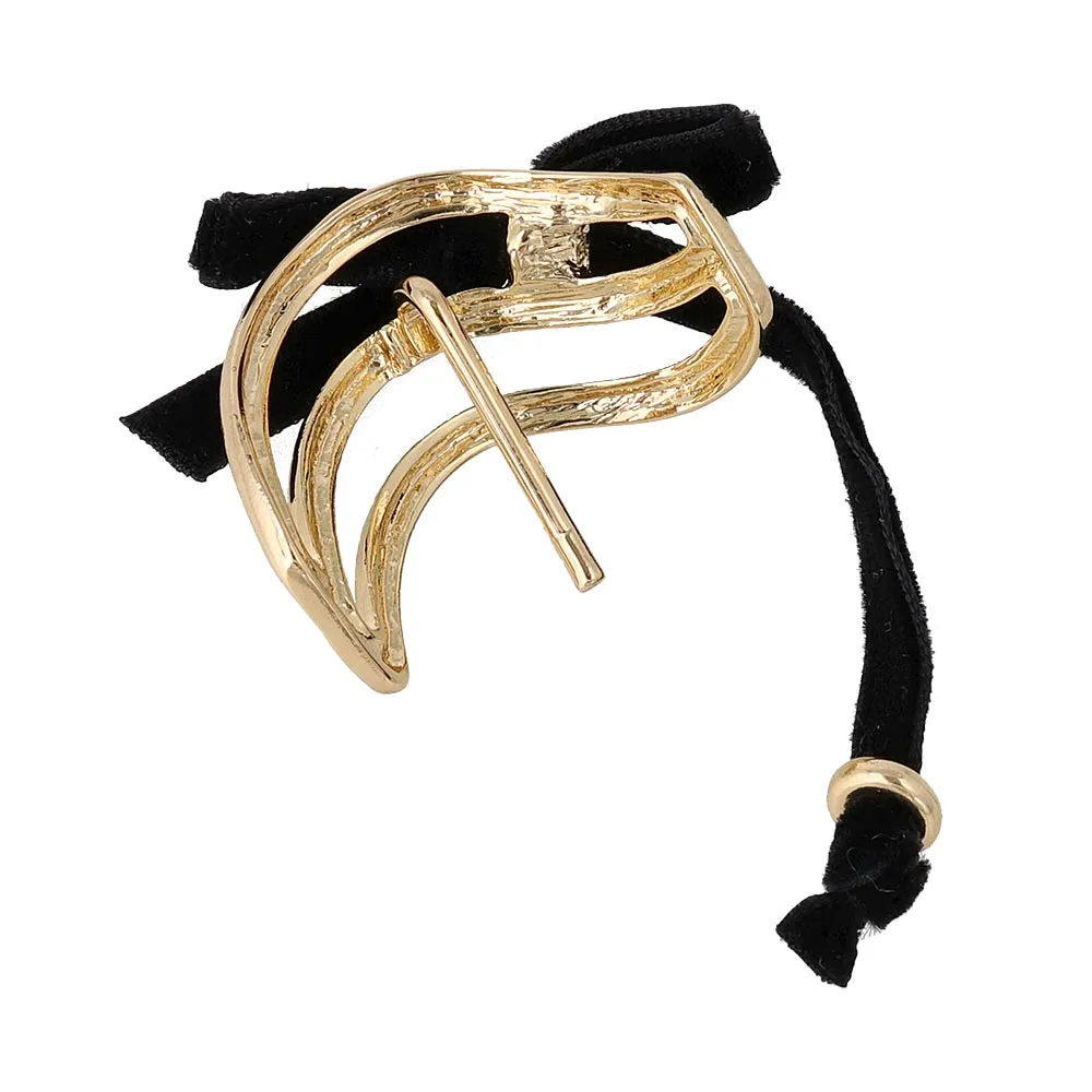 Asymmetrical Bow Pony Hook