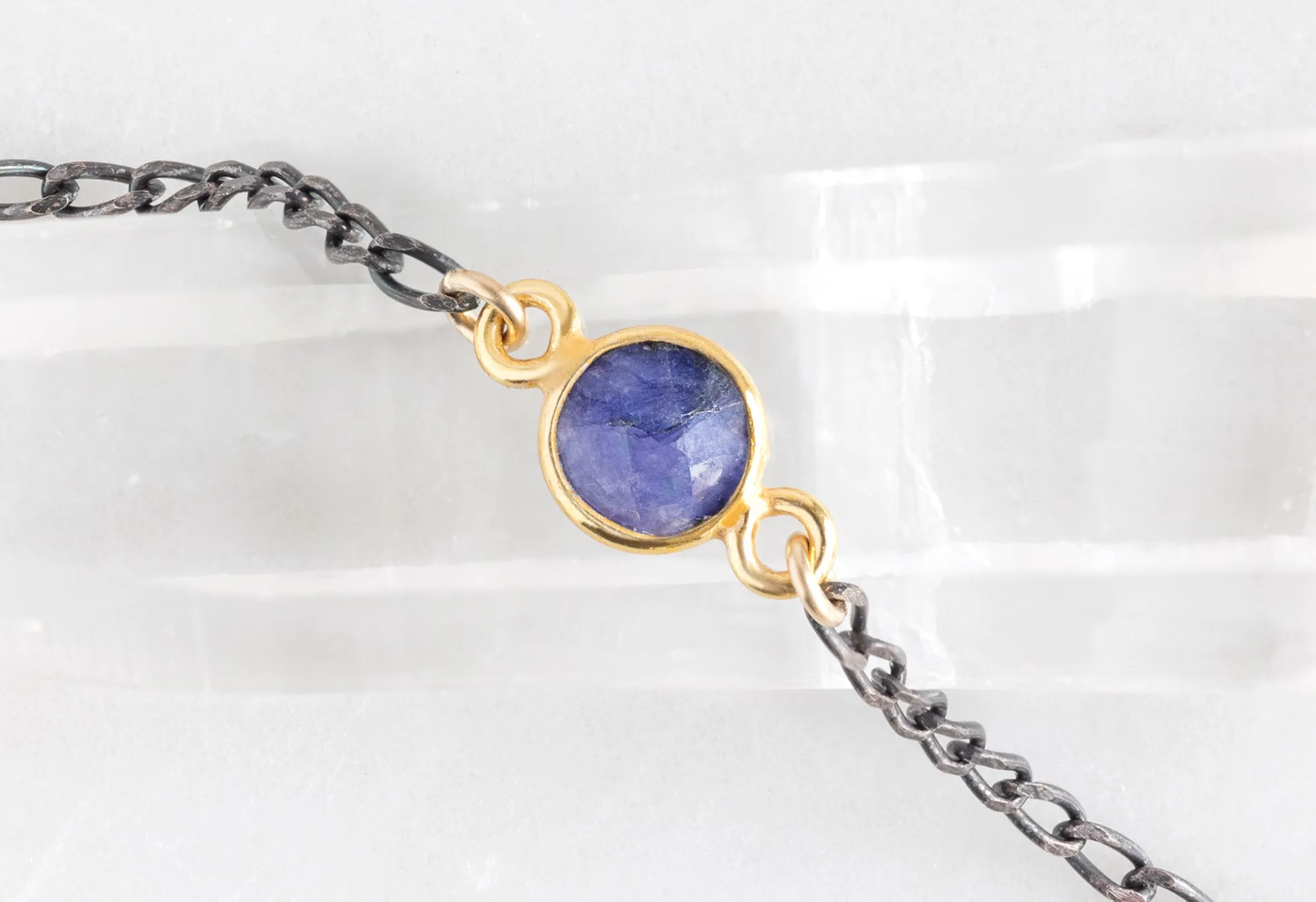 Asymmetrical Gemstone Necklace