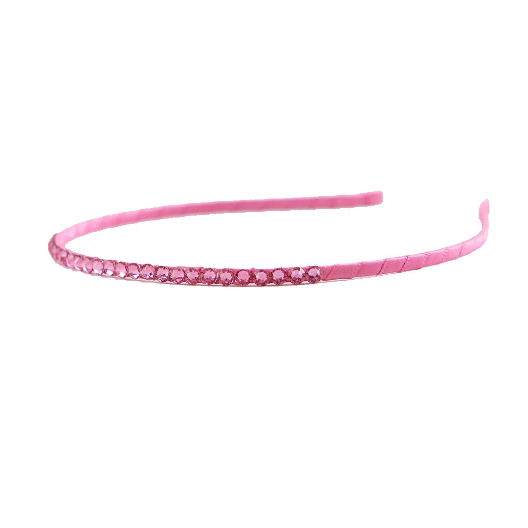 Bari Lynn Crystal Headband - Pink