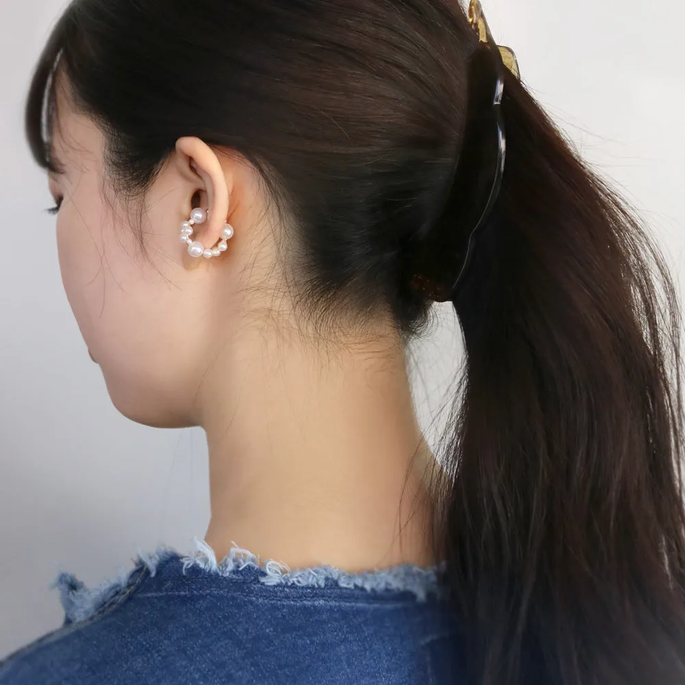 Bubble Pearl Cuff Earring
