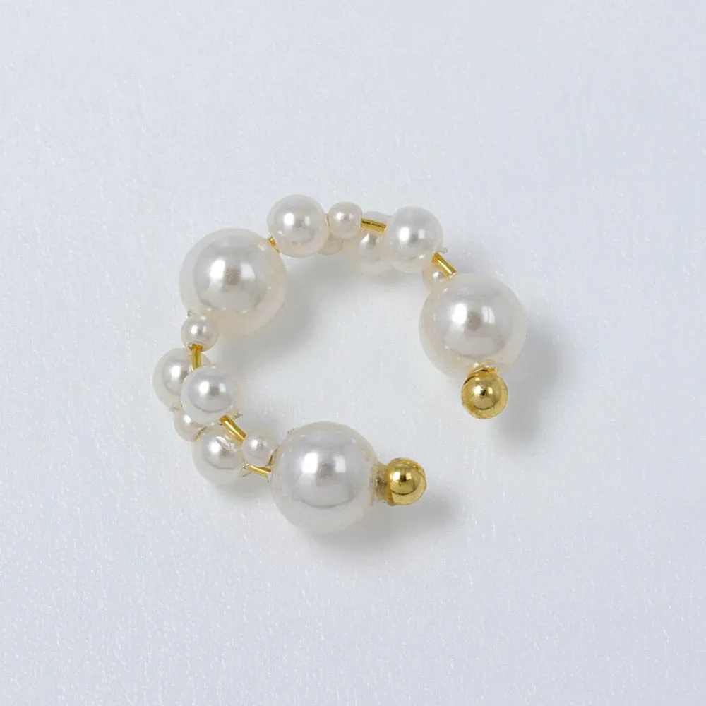 Bubble Pearl Cuff Earring