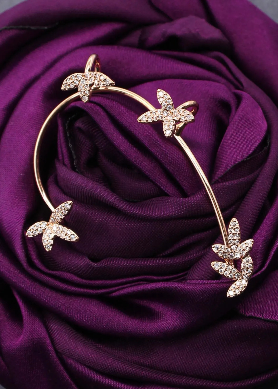 BUTTERFLY DIA EAR-CUFFS