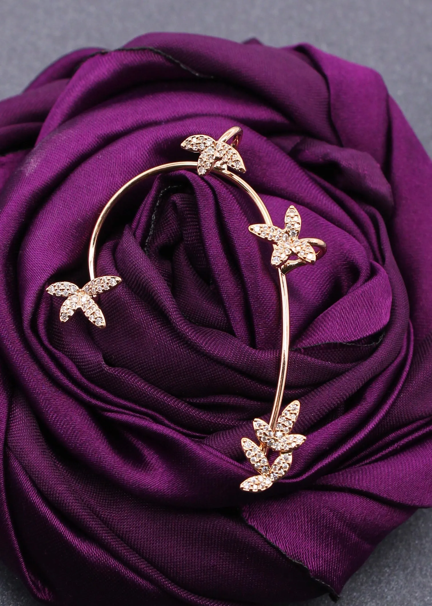 BUTTERFLY DIA EAR-CUFFS