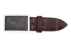 Chacon Antique Rectangle 1.5" Single Belt Buckle