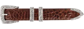Chacon Denver Engraved 1" Buckle Set