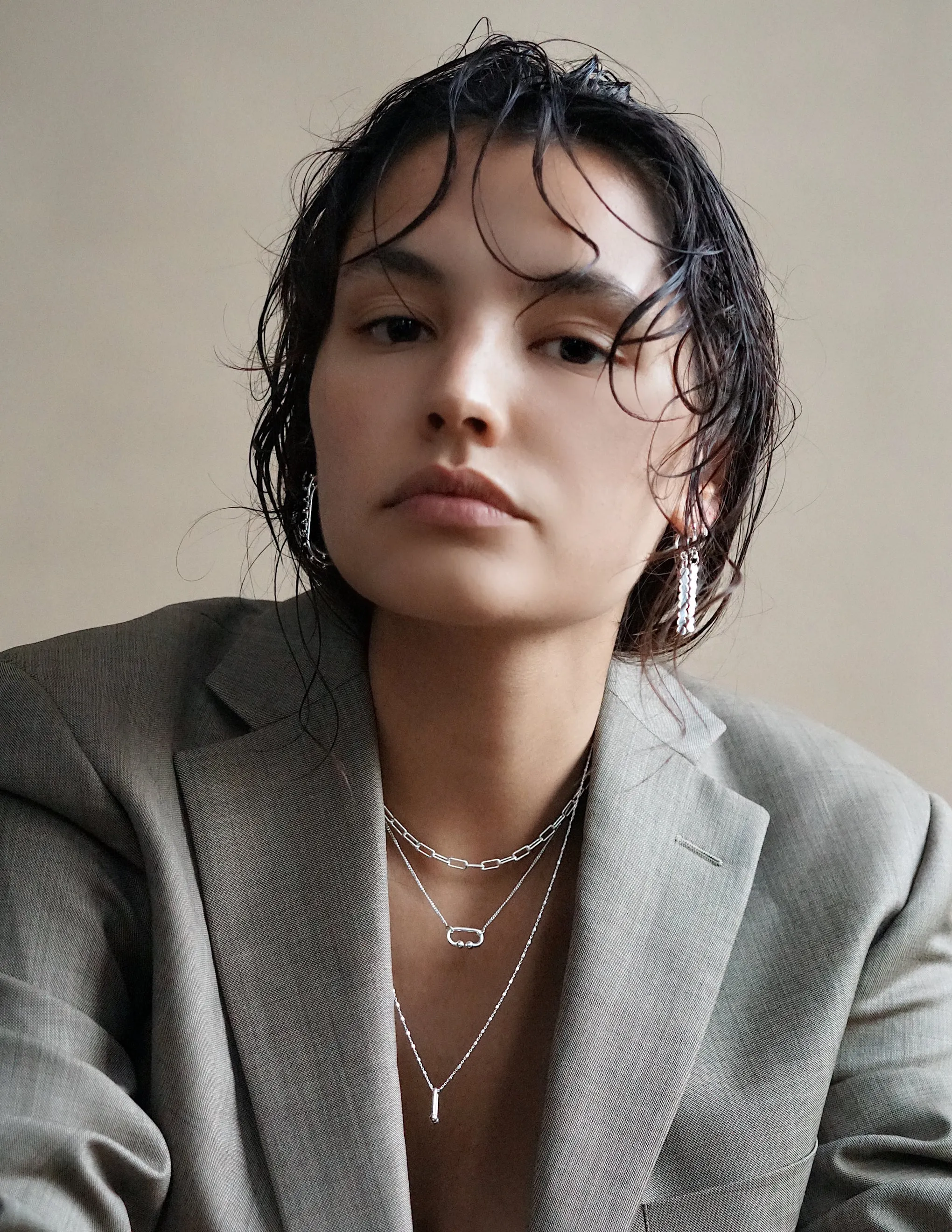 Cherry Lock pendant <br>Silver