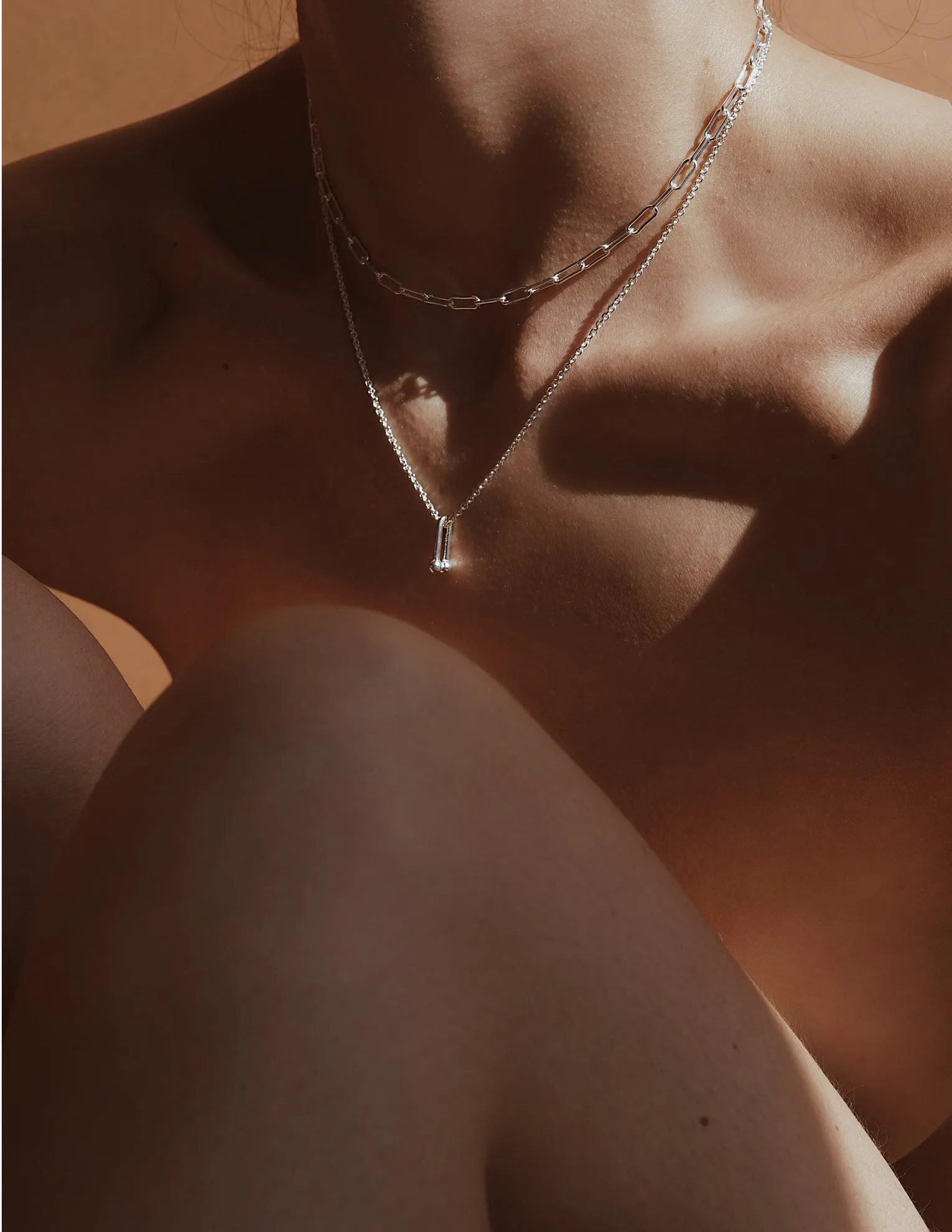 Cherry Lock pendant <br>Silver