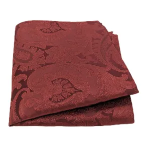 Chianti Paisley Silk Pocket Square