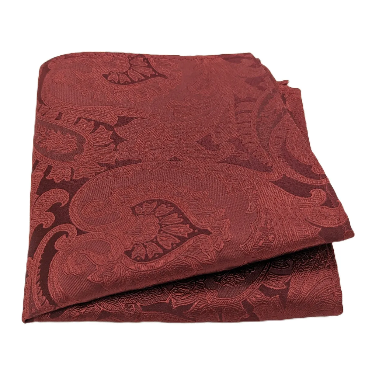 Chianti Paisley Silk Pocket Square
