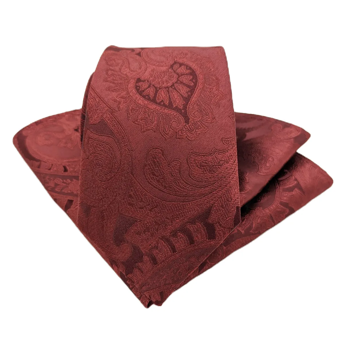 Chianti Paisley Silk Pocket Square
