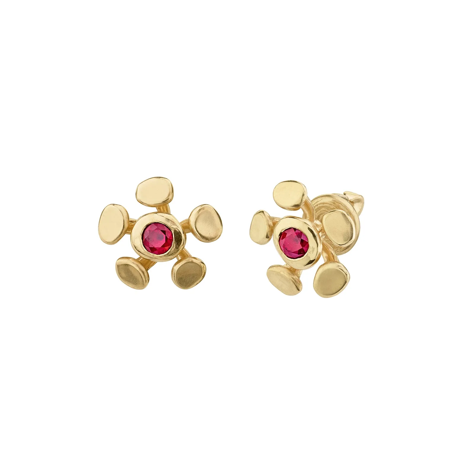 Chrona Studs - Ruby