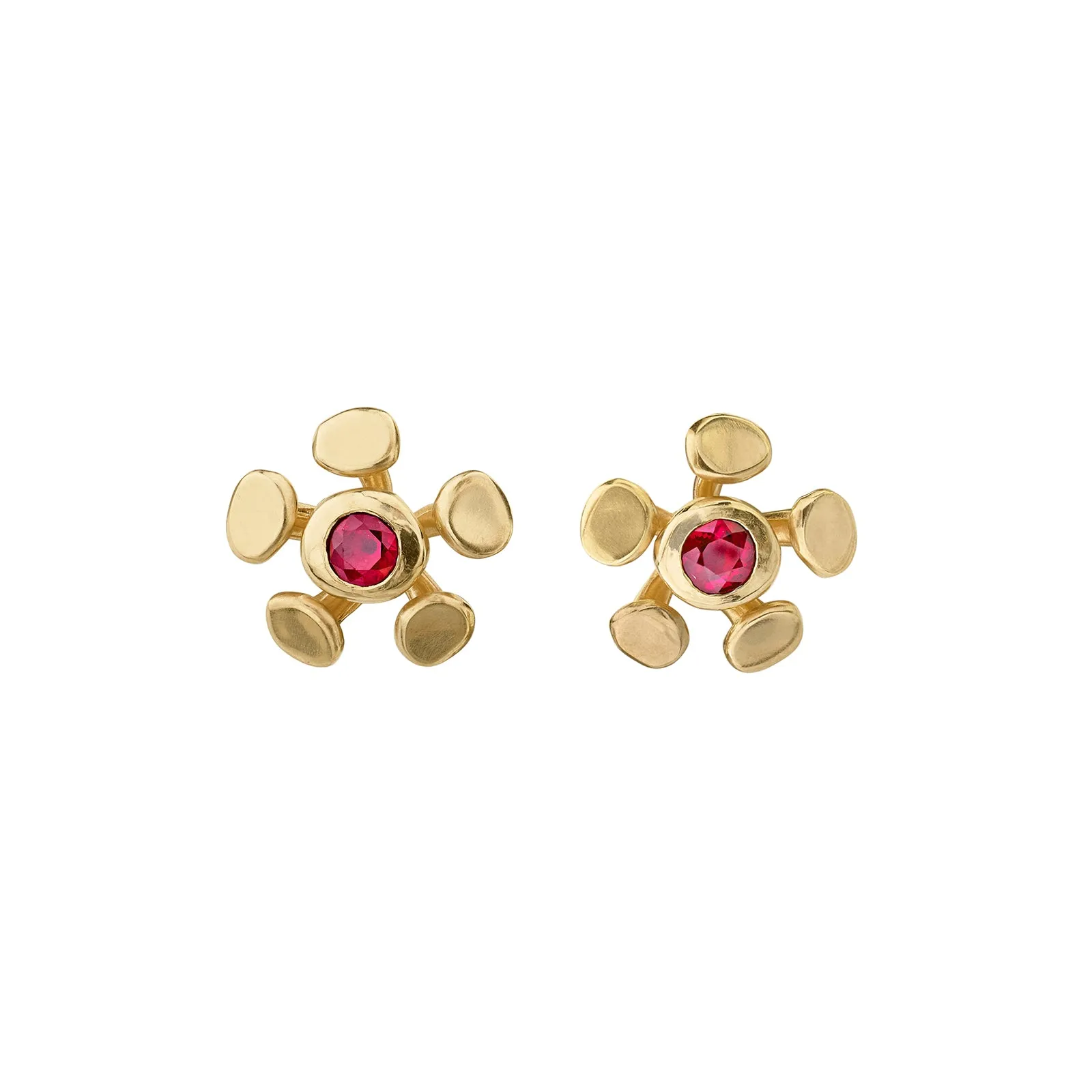 Chrona Studs - Ruby
