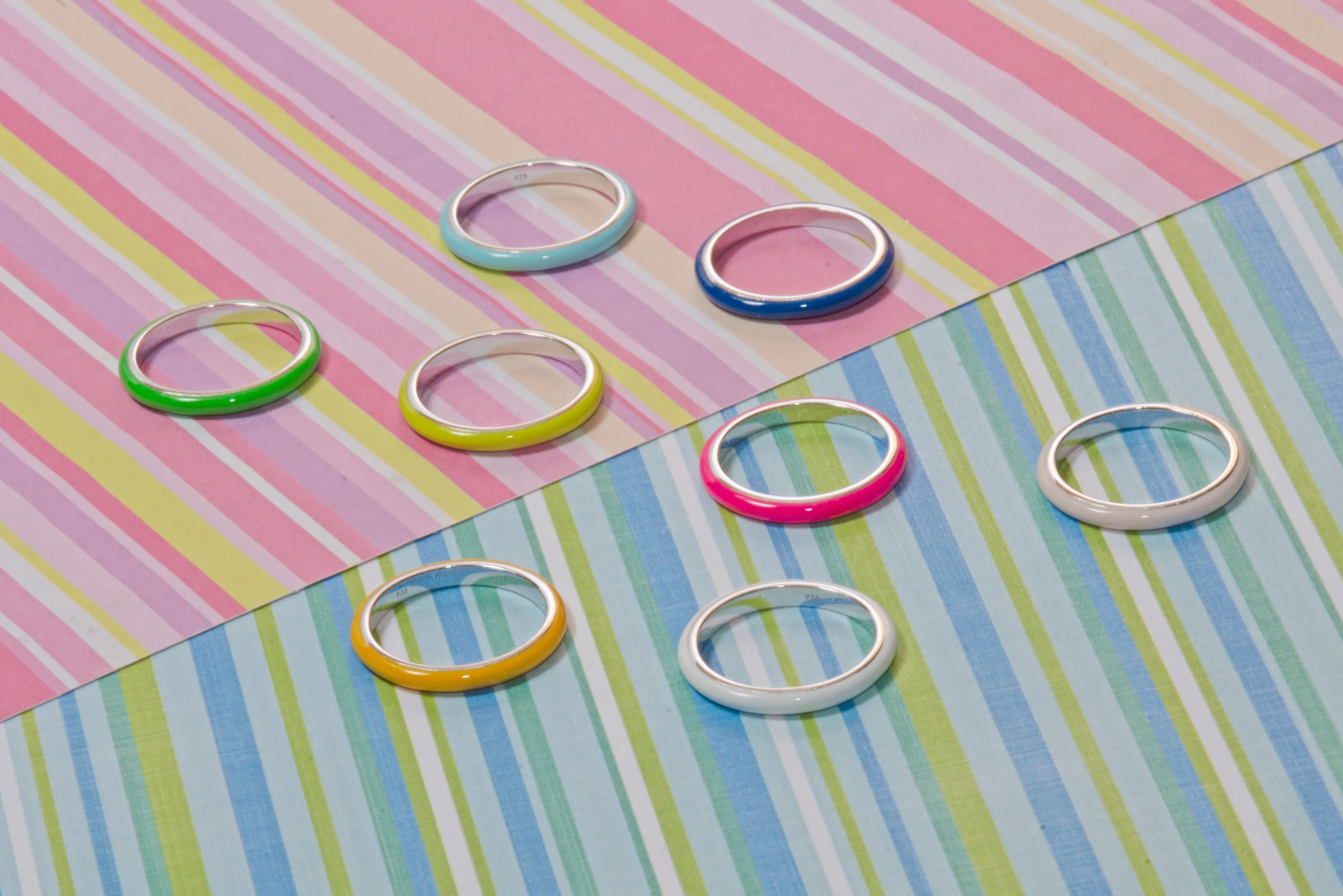 Classic Green Stacker Ring