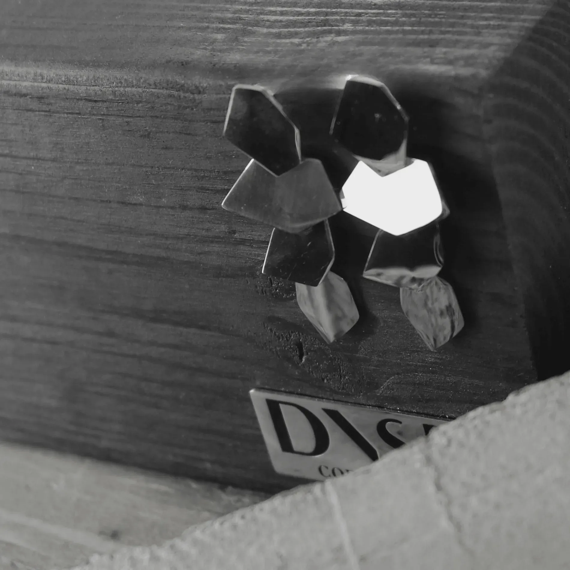 Courage Waterproof Geometric Statement Earring Silver Plating