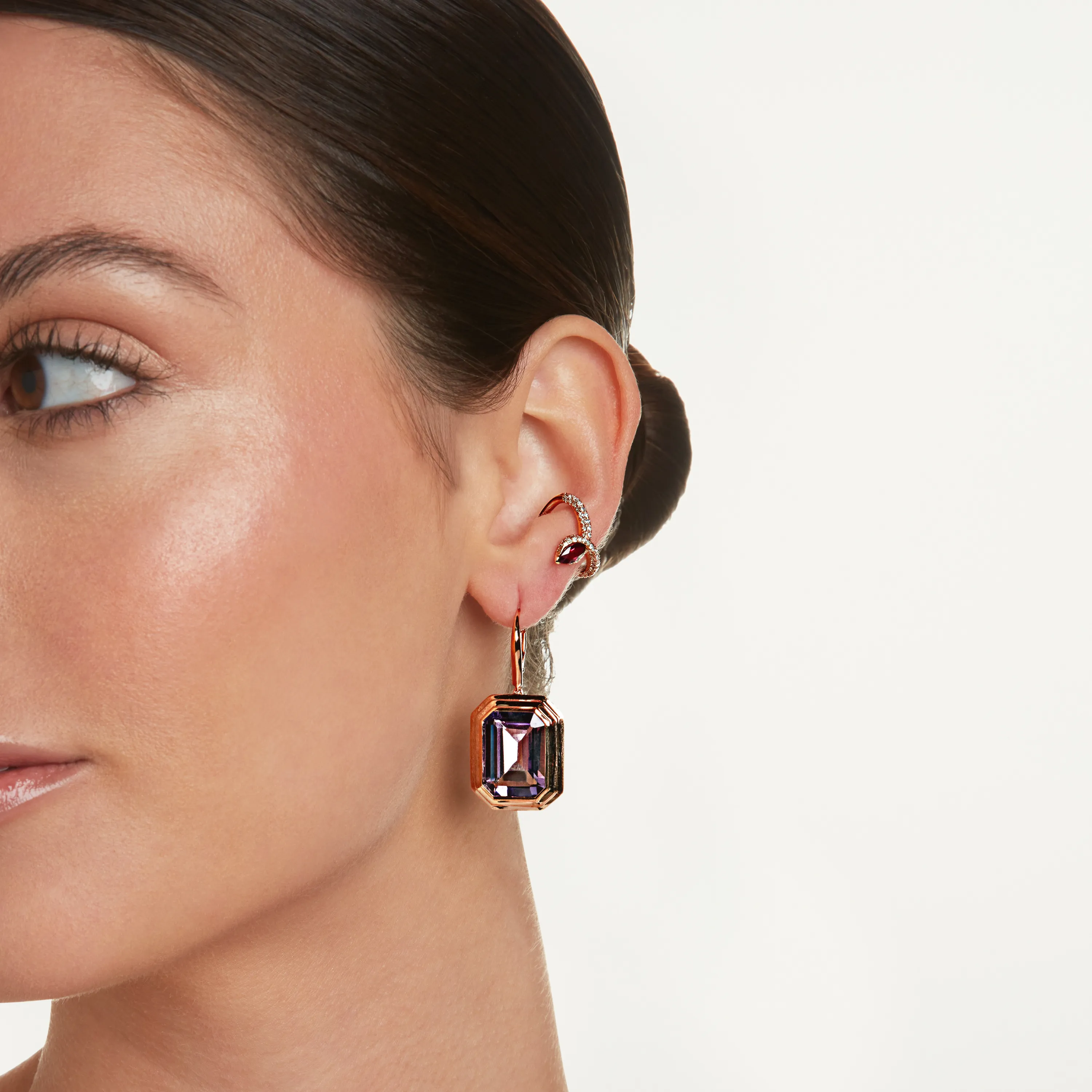 DIAMOND MARQUISE CHEVRON EAR CUFF