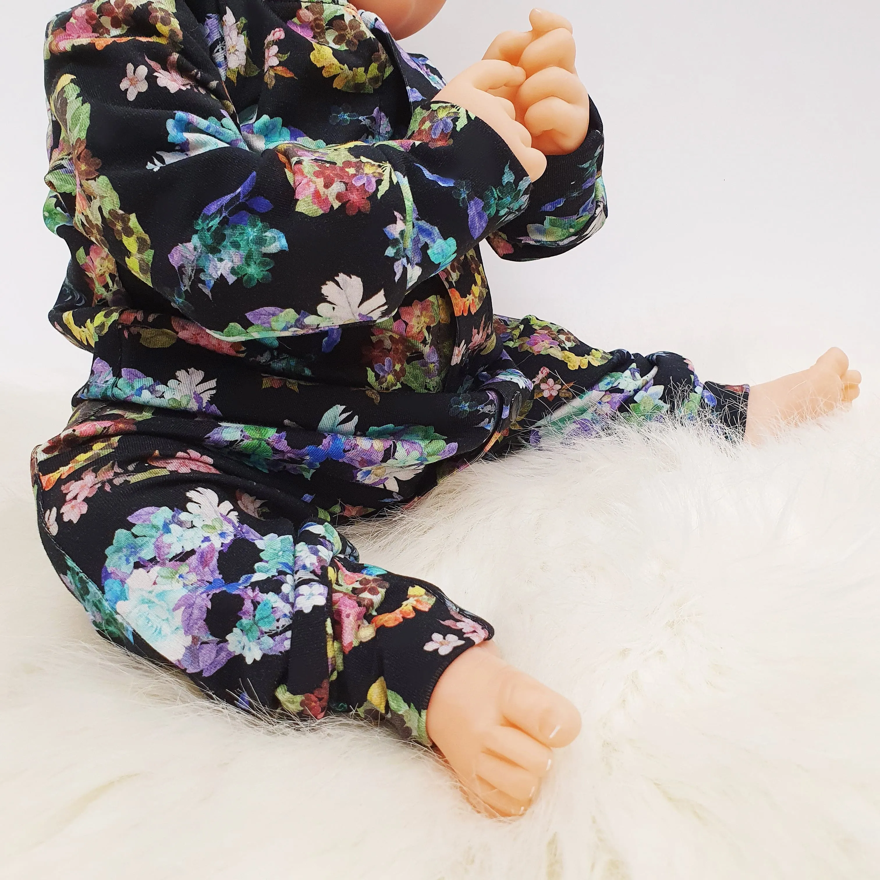 Floral Skulls Baby & Toddler Romper