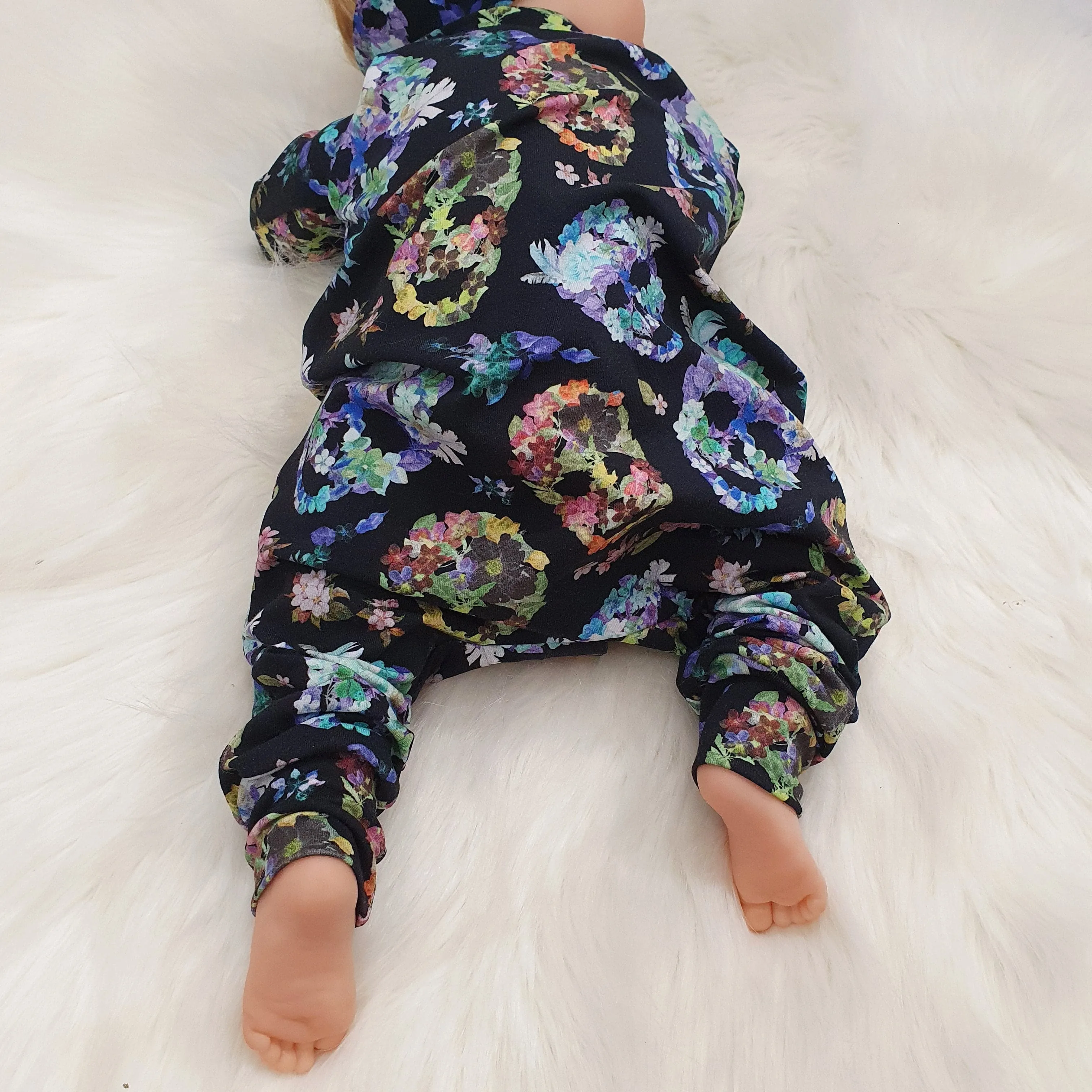 Floral Skulls Baby & Toddler Romper