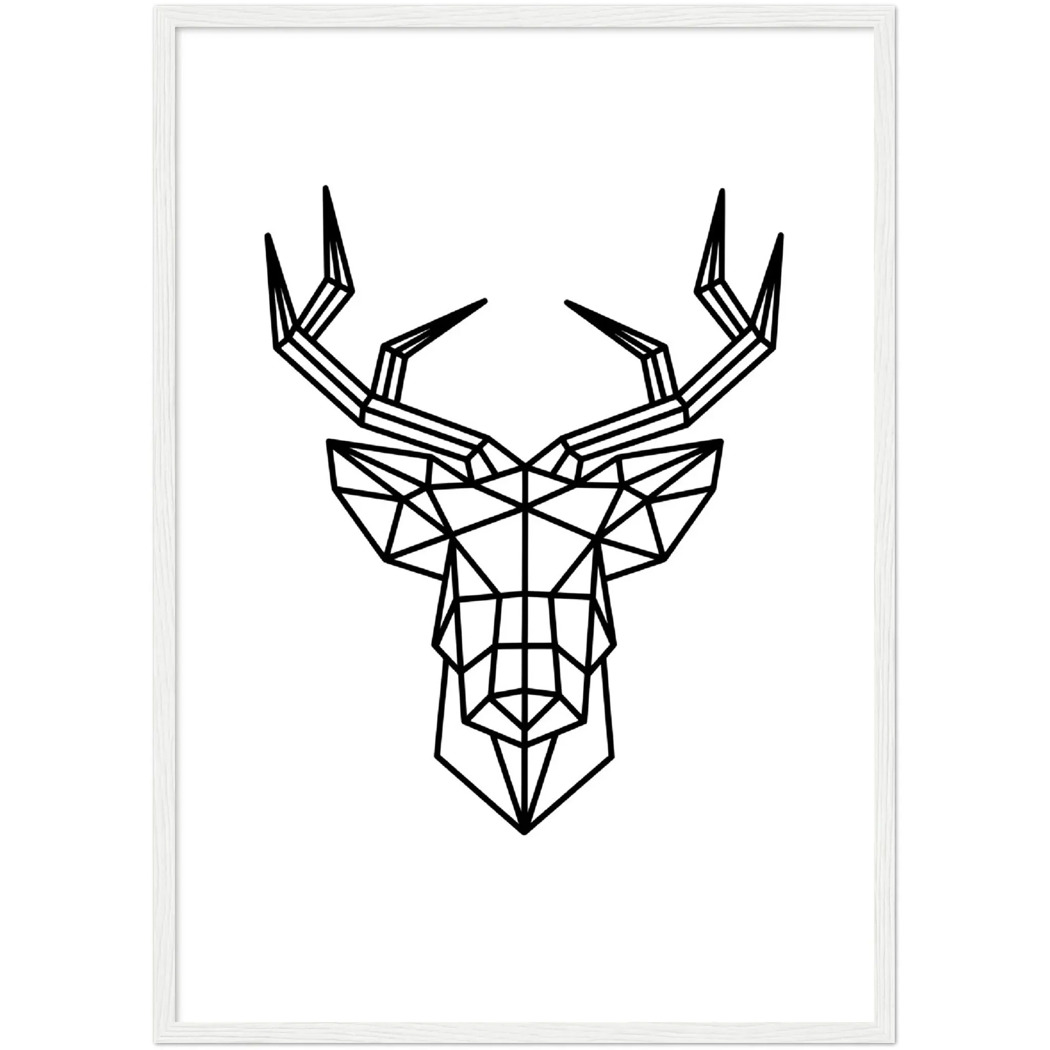 Geometric Deer Wall Art