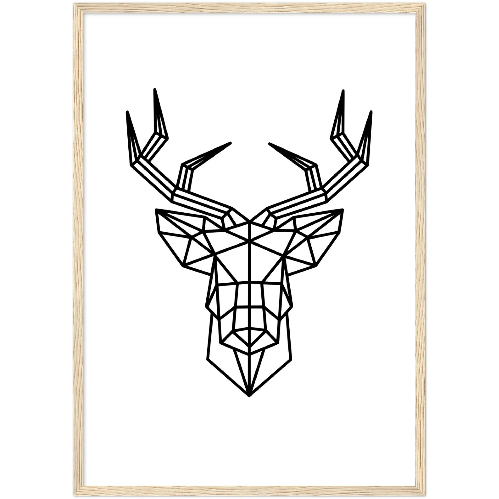 Geometric Deer Wall Art