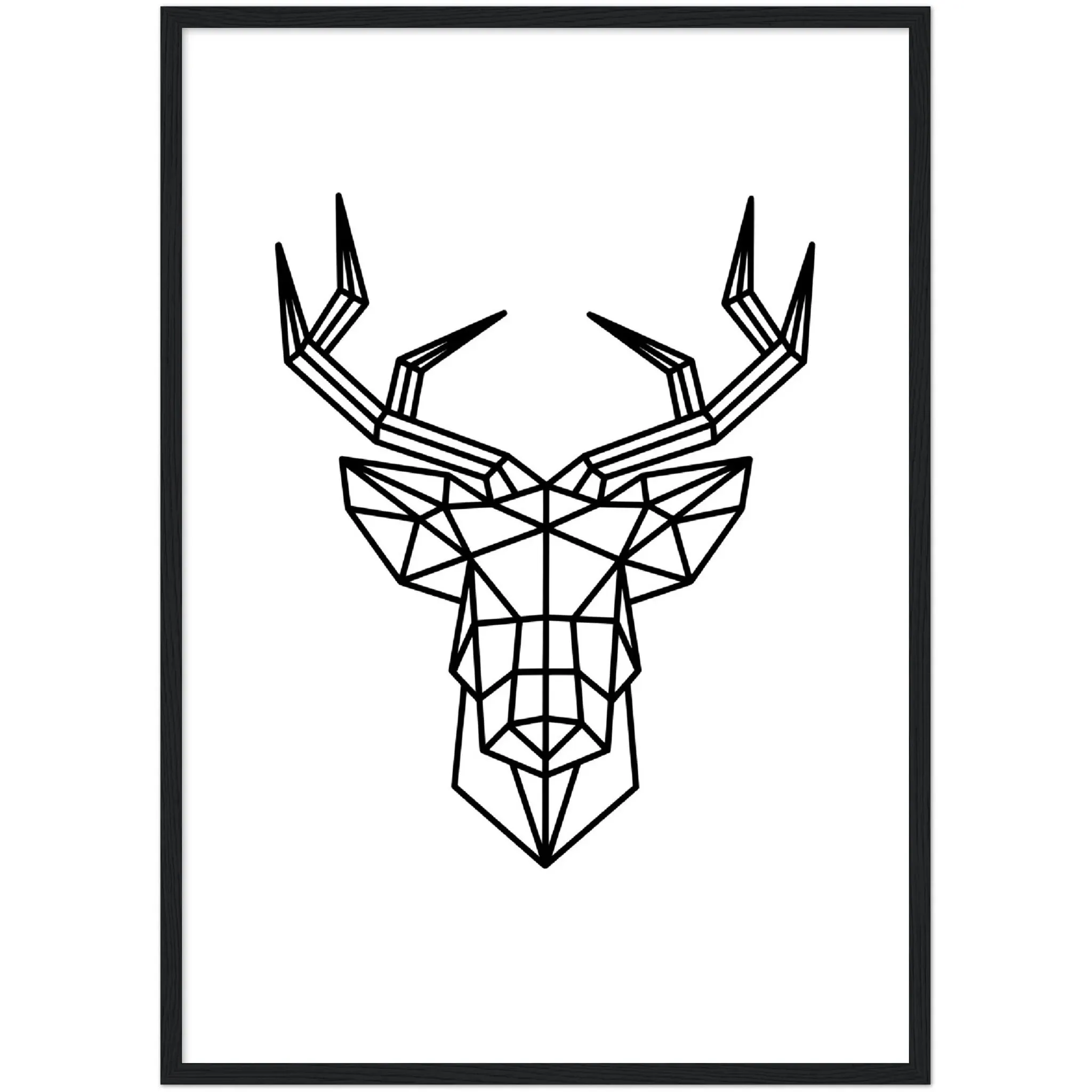 Geometric Deer Wall Art