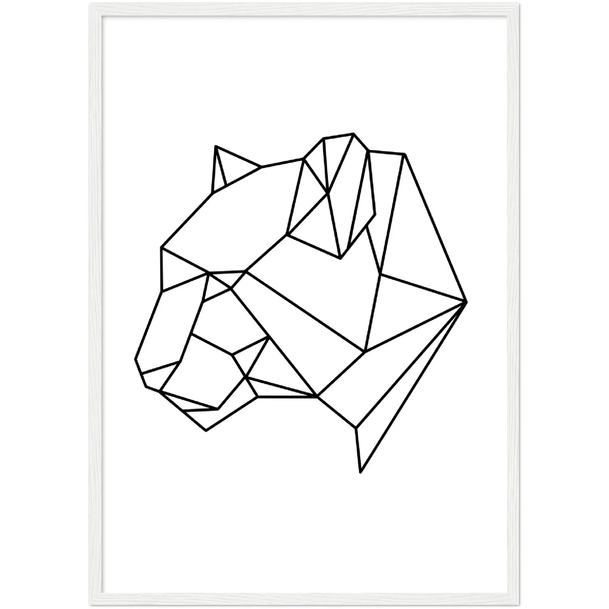 Geometric Panther Wall Art