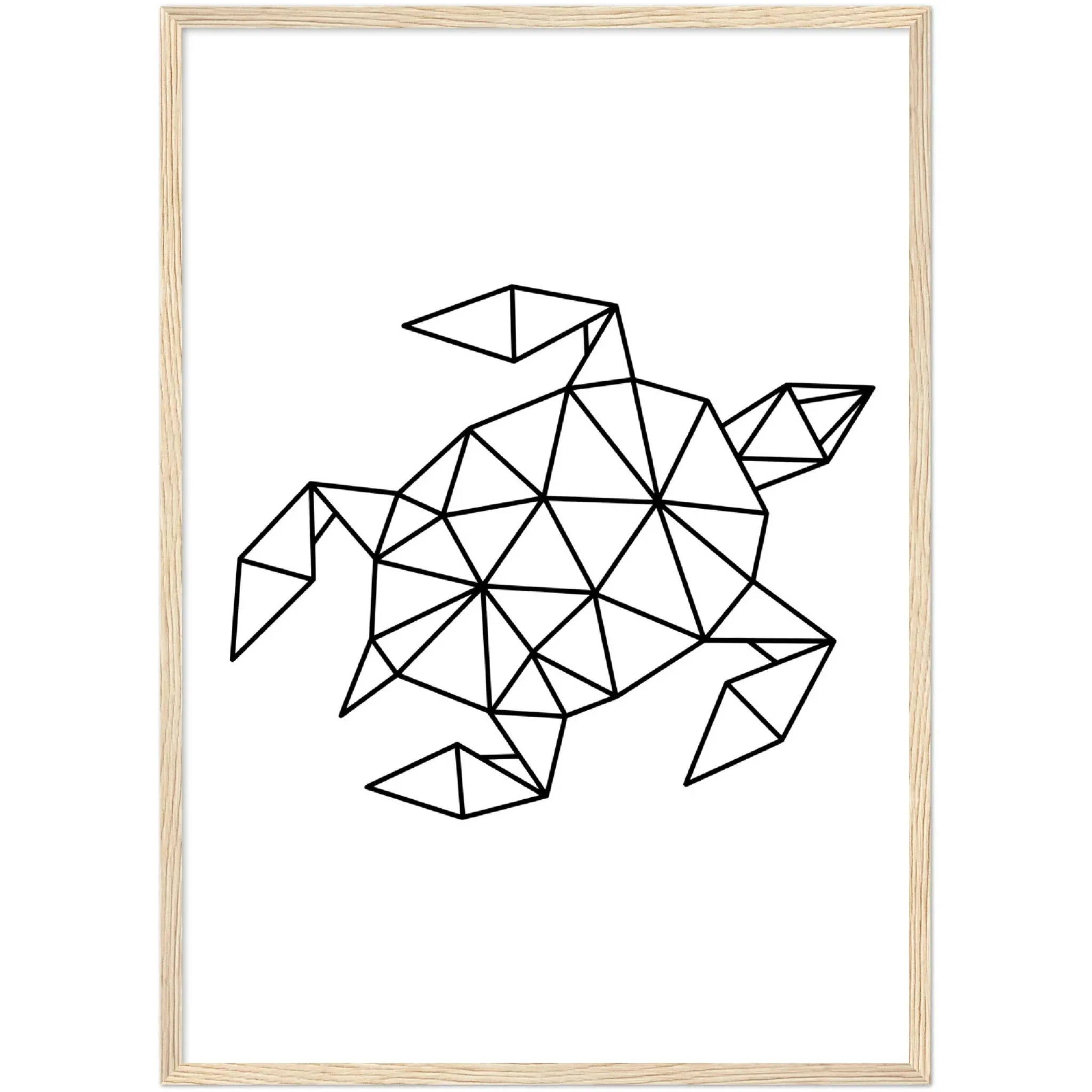Geometric Turtle Wall Art