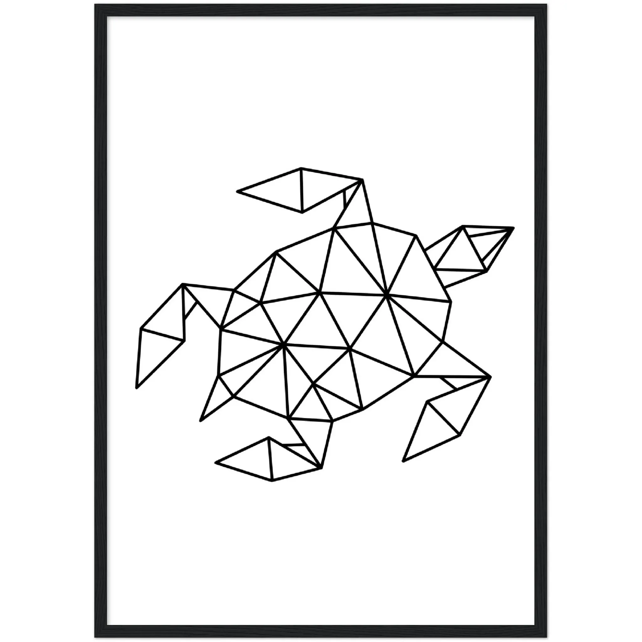 Geometric Turtle Wall Art