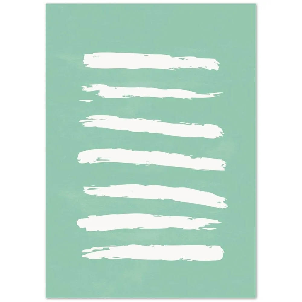 Green Minimalist Art