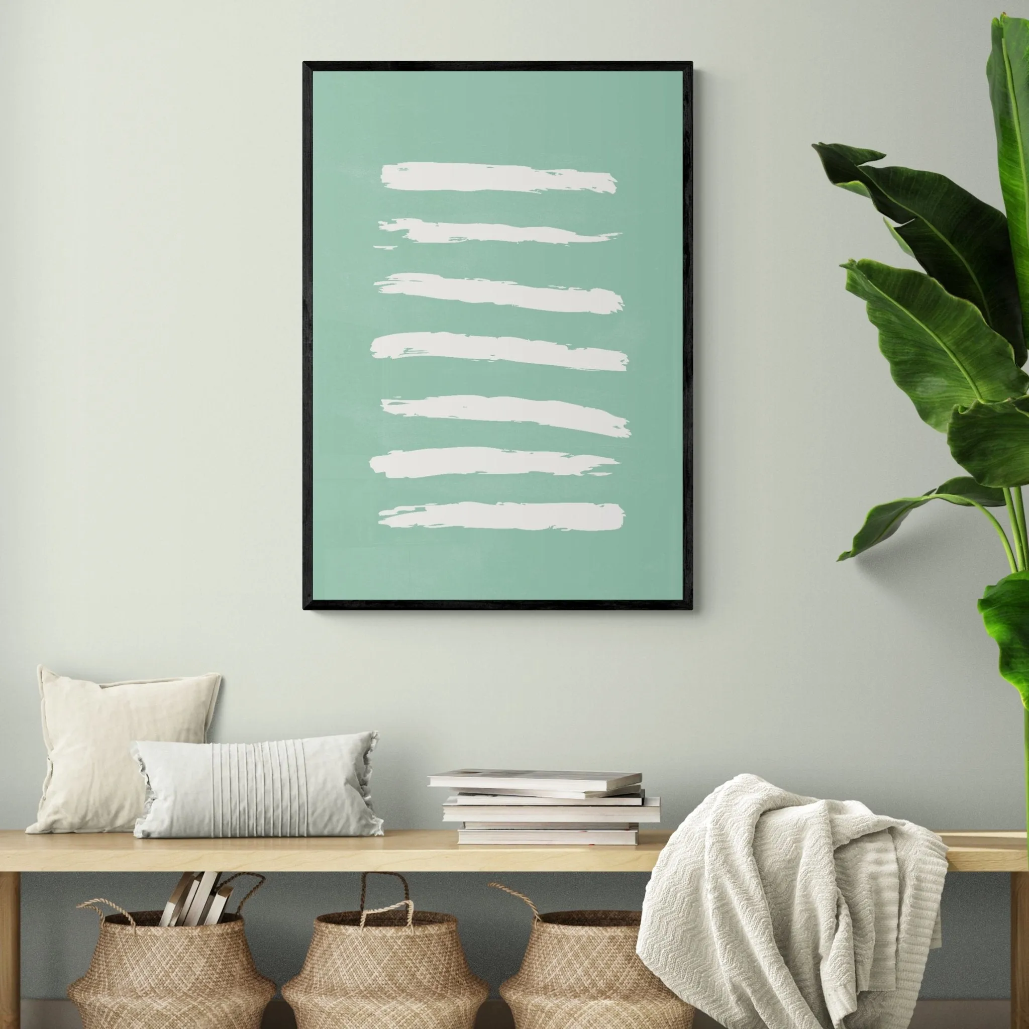 Green Minimalist Art
