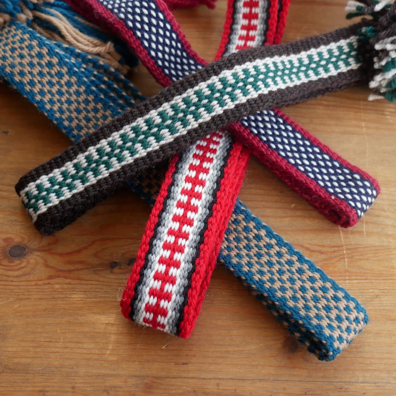 Hand Woven Garters