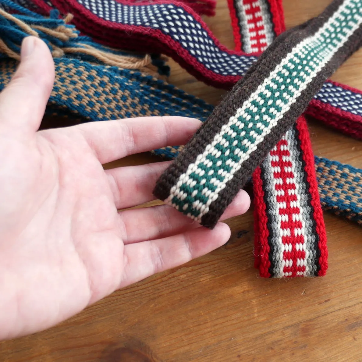 Hand Woven Garters