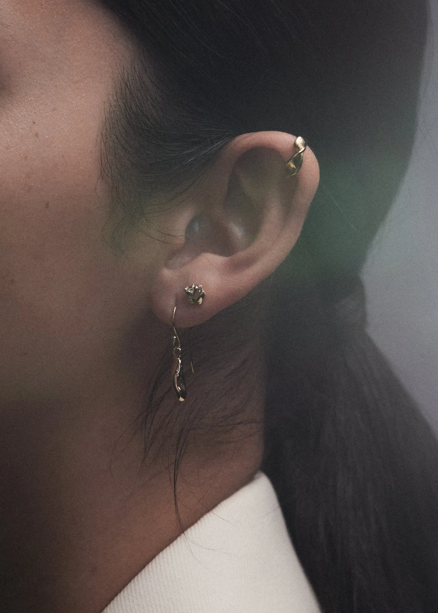 Ingot Studs | Gold