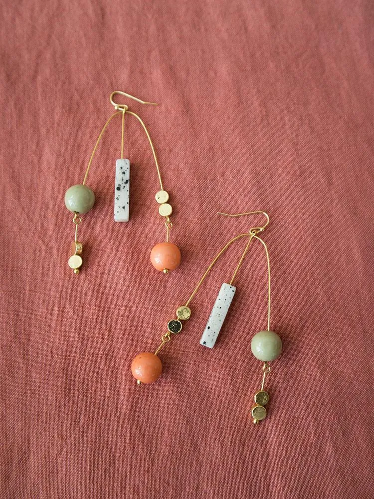 Kelsey Mobile Earrings - Gold