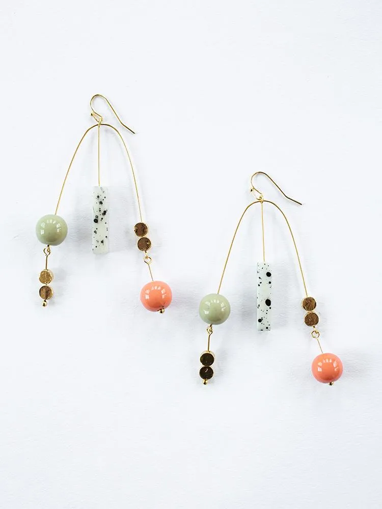 Kelsey Mobile Earrings - Gold