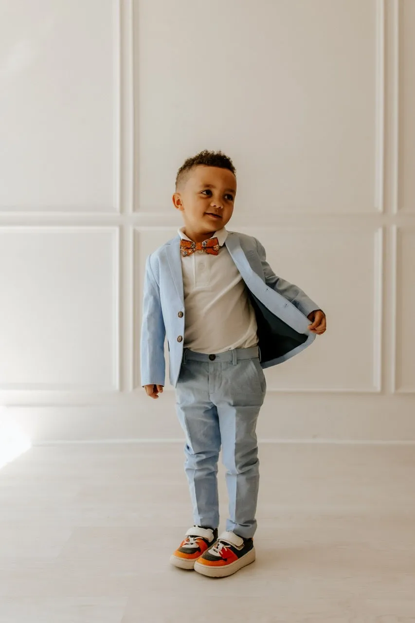 La Mare Cotton Floral Bow Tie