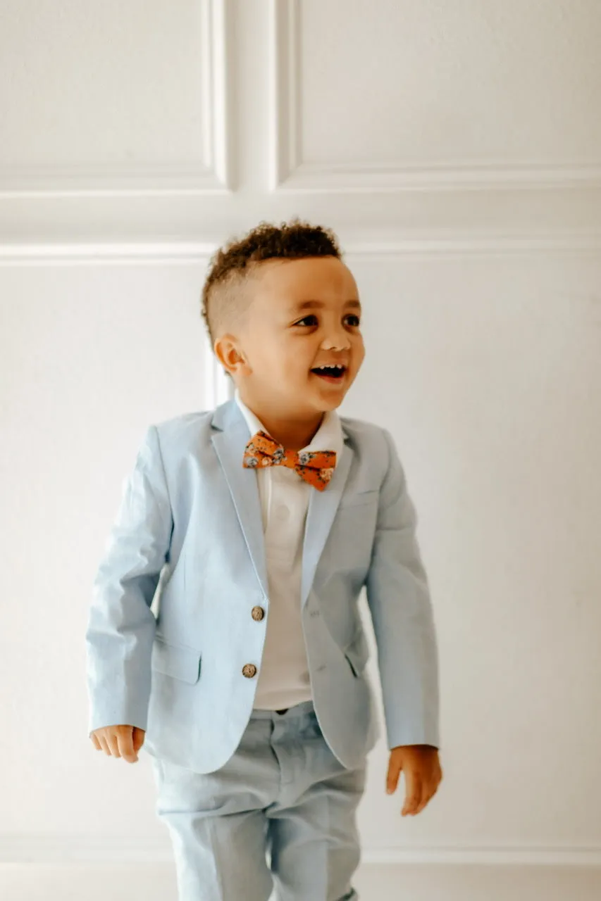 La Mare Cotton Floral Bow Tie