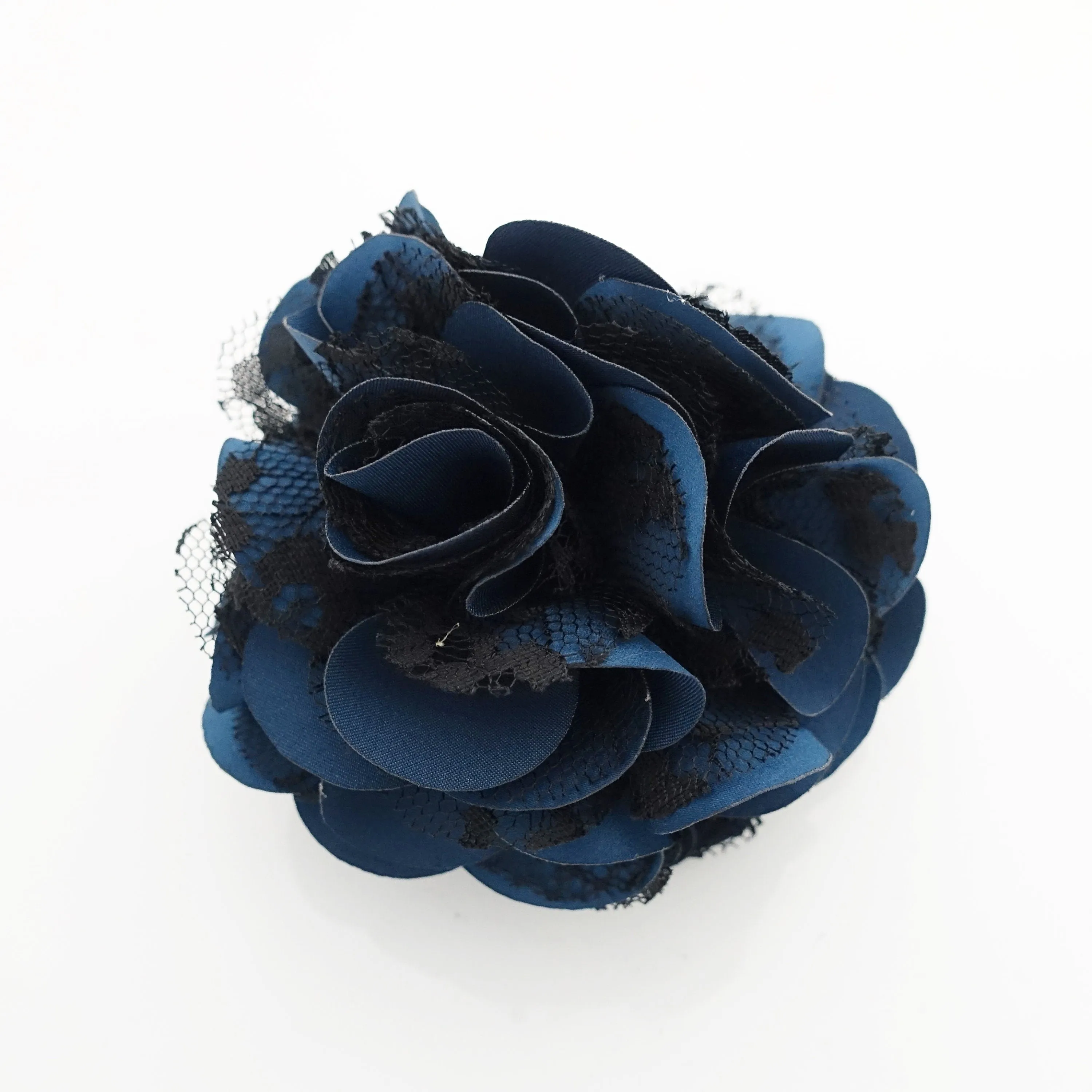 lace layered petal flower hair jaw claw sexy dream flower hair claw clip for women