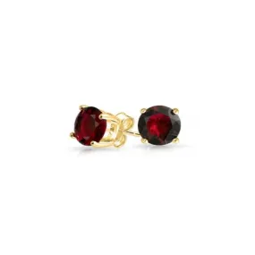 Larissa Sterling Silver Rhodium Plated Stud Earrings with Gemstones