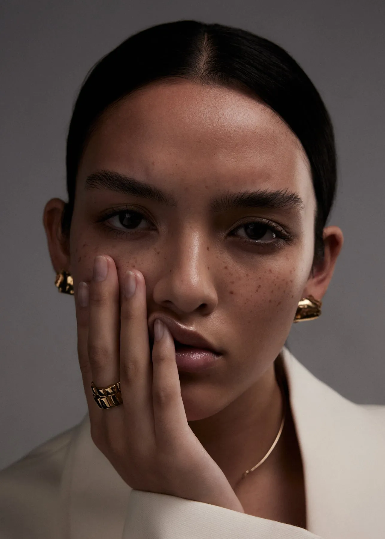 Lava Lobe Cuffs | Gold