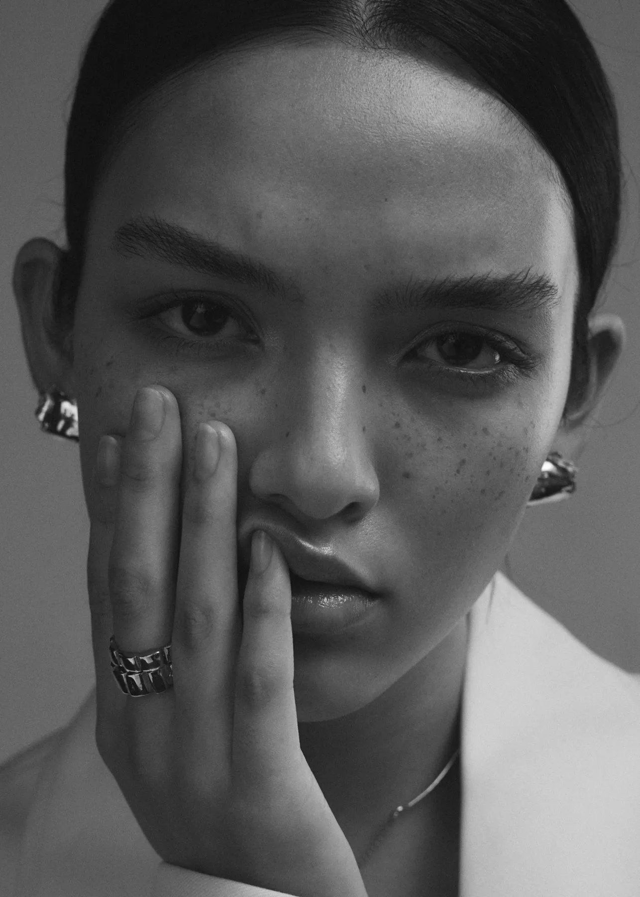 Lava Lobe Cuffs | Silver
