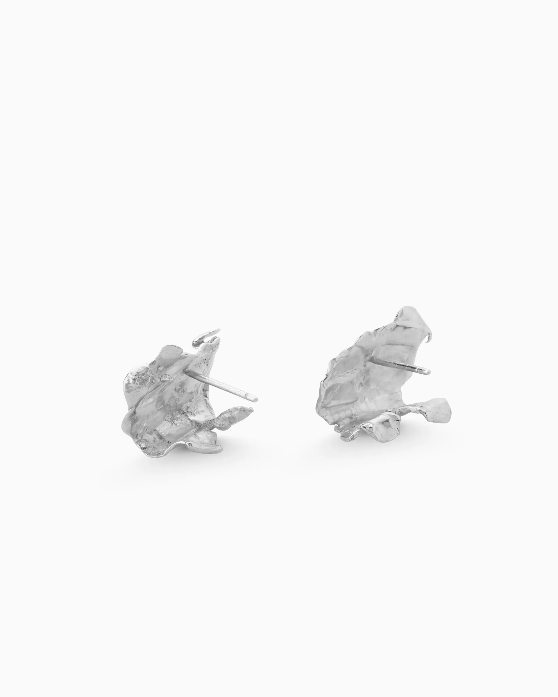 Lava Lobe Cuffs | Silver