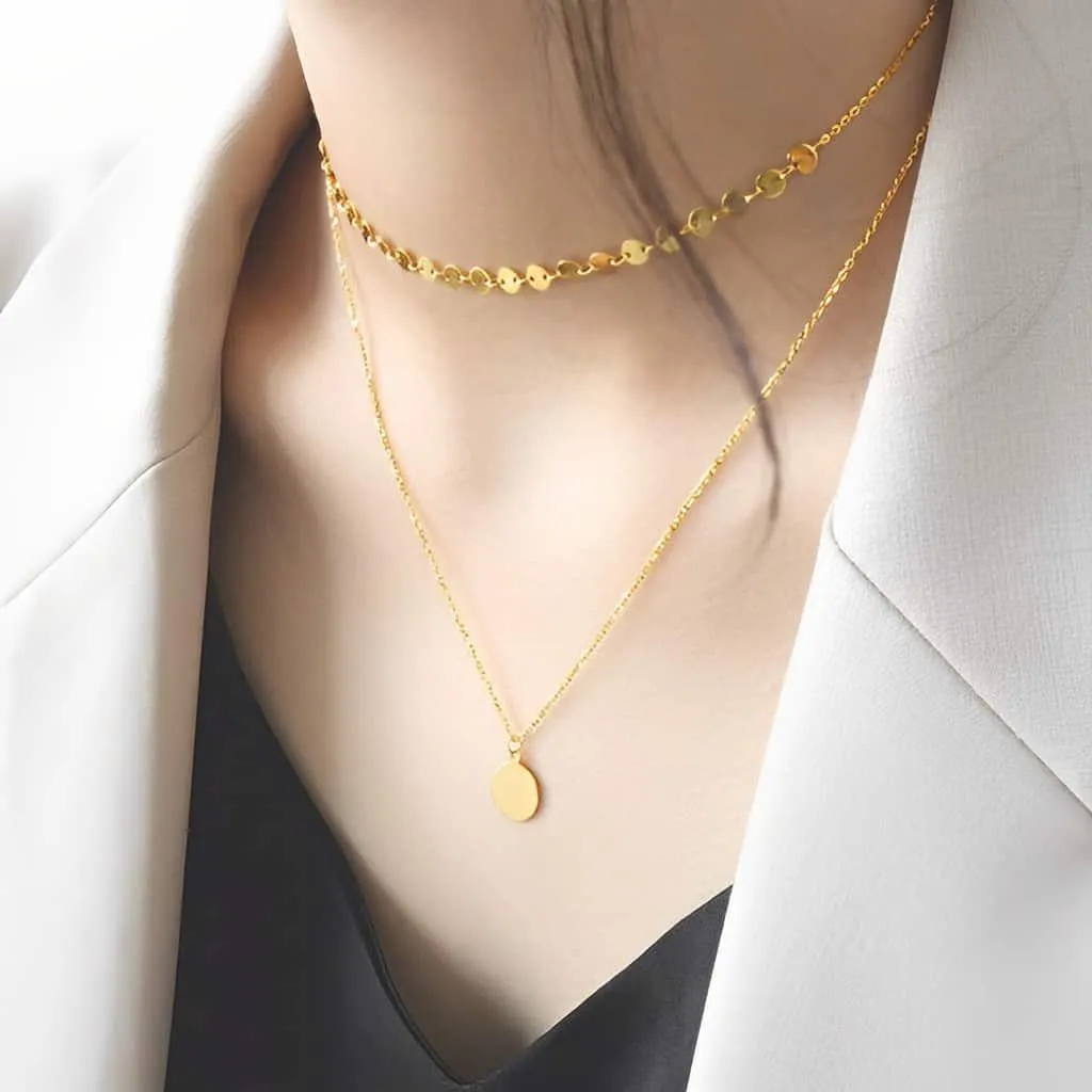 Layered Necklace - Clytie