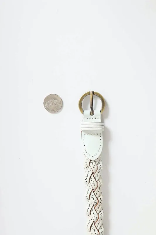 lena belt - white